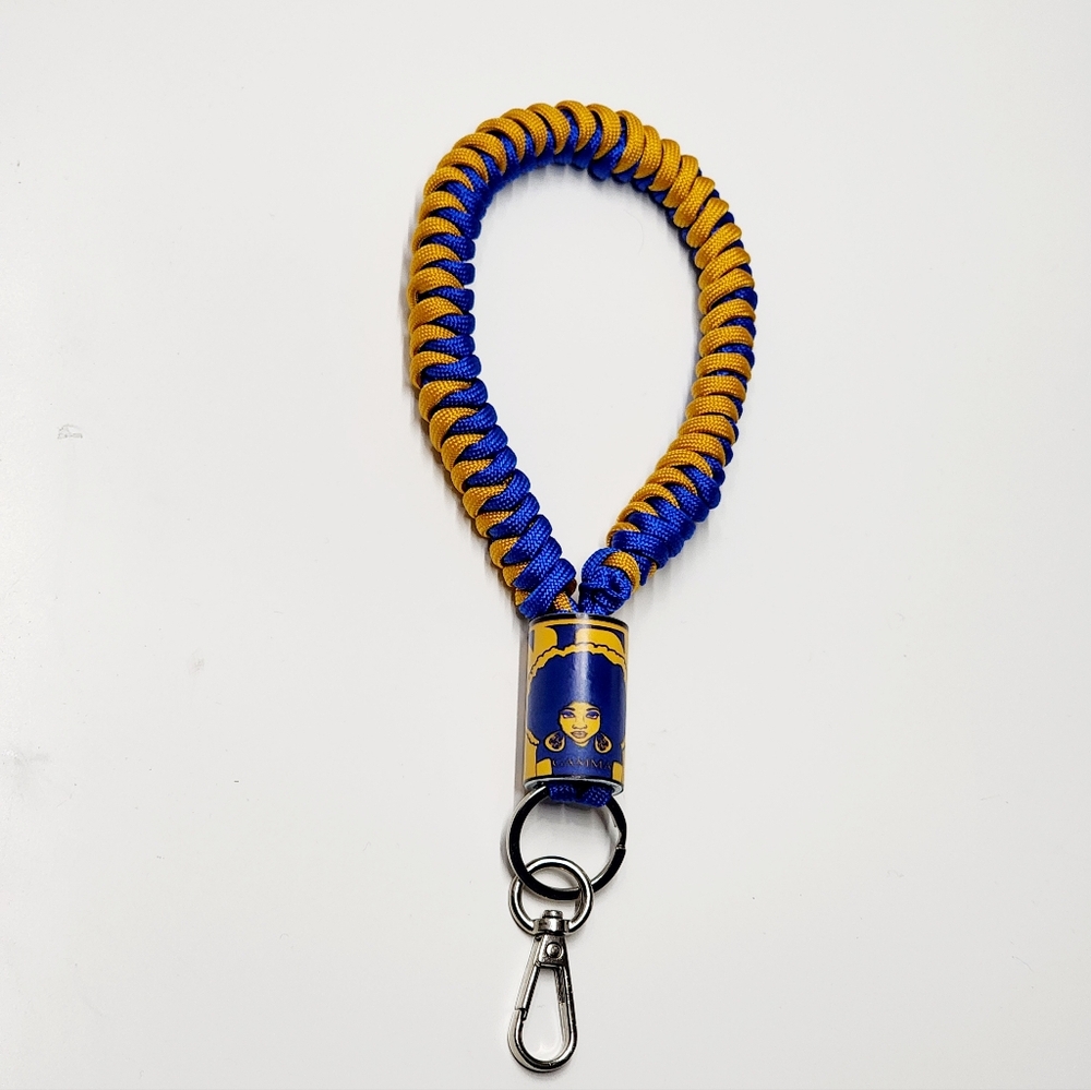 Sigma Gamma Rho Sorority Durable Wristlet Keychain Wrist Lanyard Fob Keychain - Picture 4 of 4